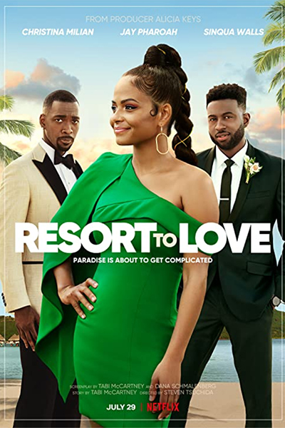Resort to Love poster. Blue Ice Africa Film and Television Production.