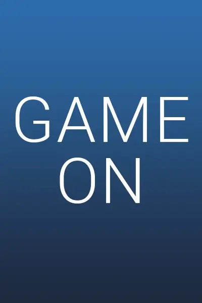 Game On poster. Blue Ice Africa.
