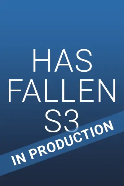 Has Fallen 3 poster. Blue Ice Africa.
